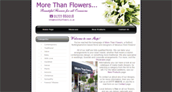 Desktop Screenshot of morethanflowers.co.uk